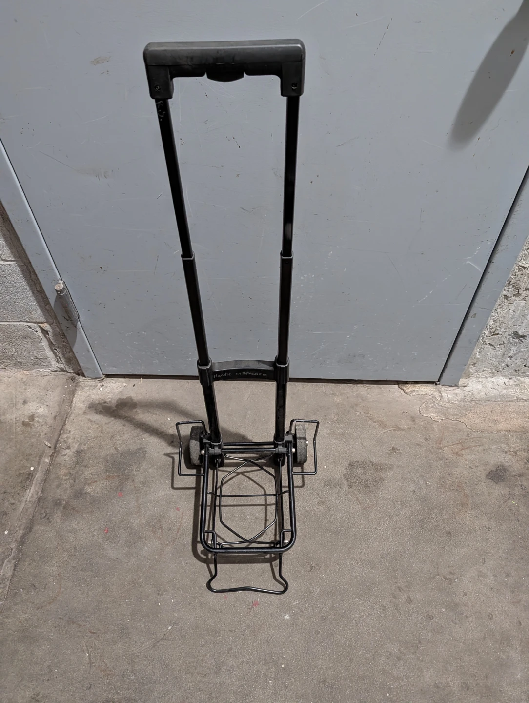 Black Folding Hand Truck Luggage Cart - photo 5
