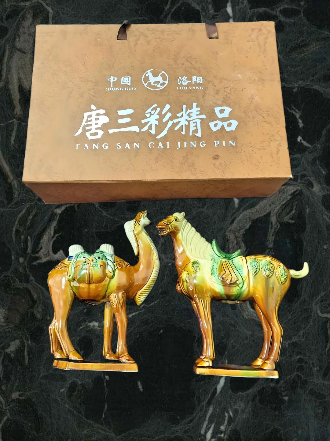 Rare Tang Sancai Horse & Camel Set – Authentic Masterpiece! 🐎🐪