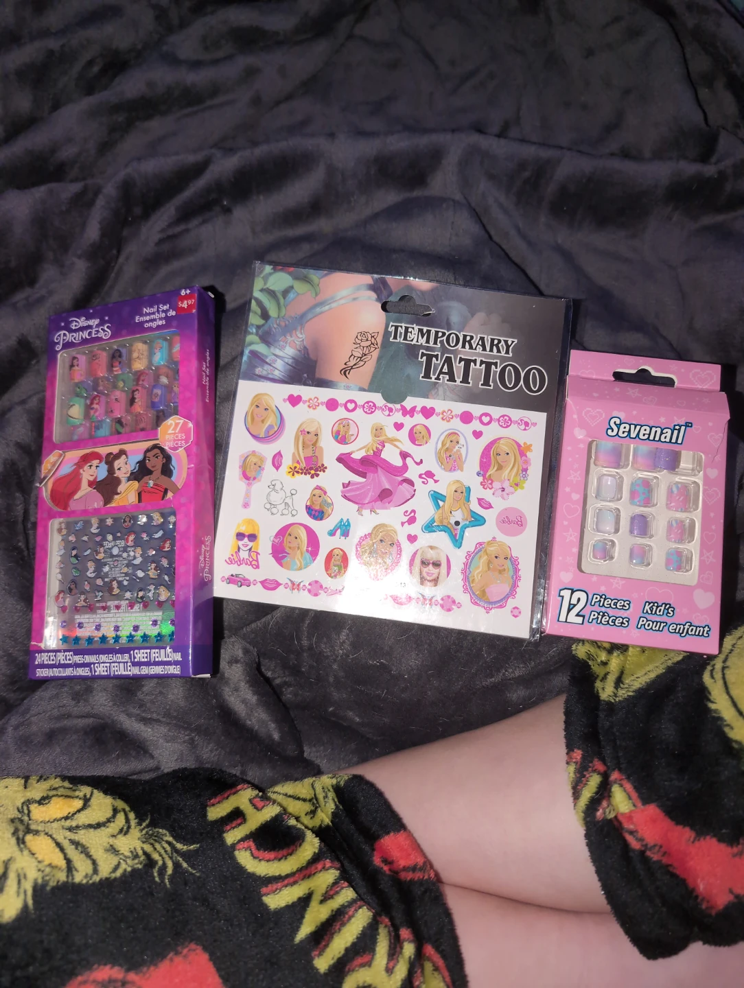 Disney Princess Nail Set & Temporary Tattoos