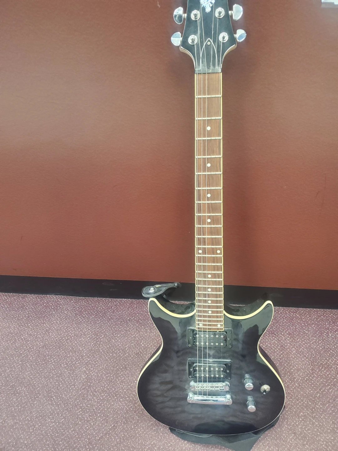 Lyon by Washburn Electric Guitar - Black