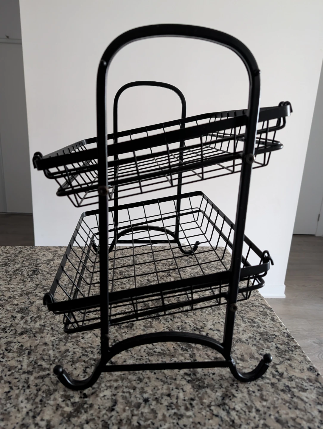 Black Wire 2-Tier Fruit Basket - photo 2
