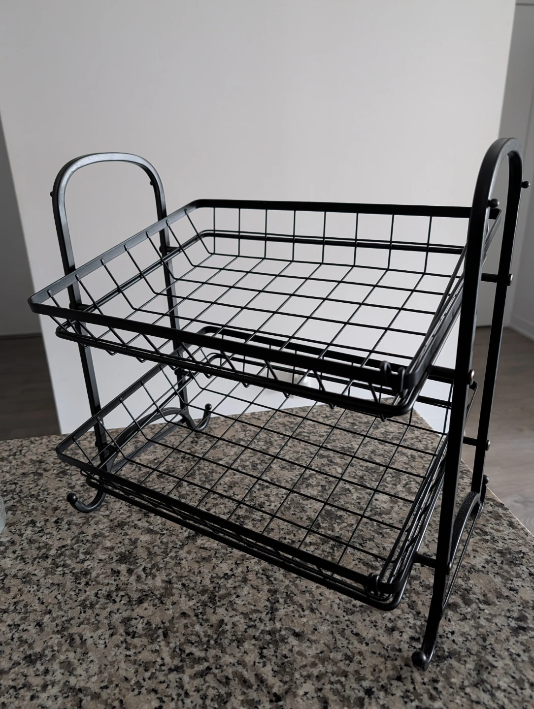 Black Wire 2-Tier Fruit Basket - photo 3