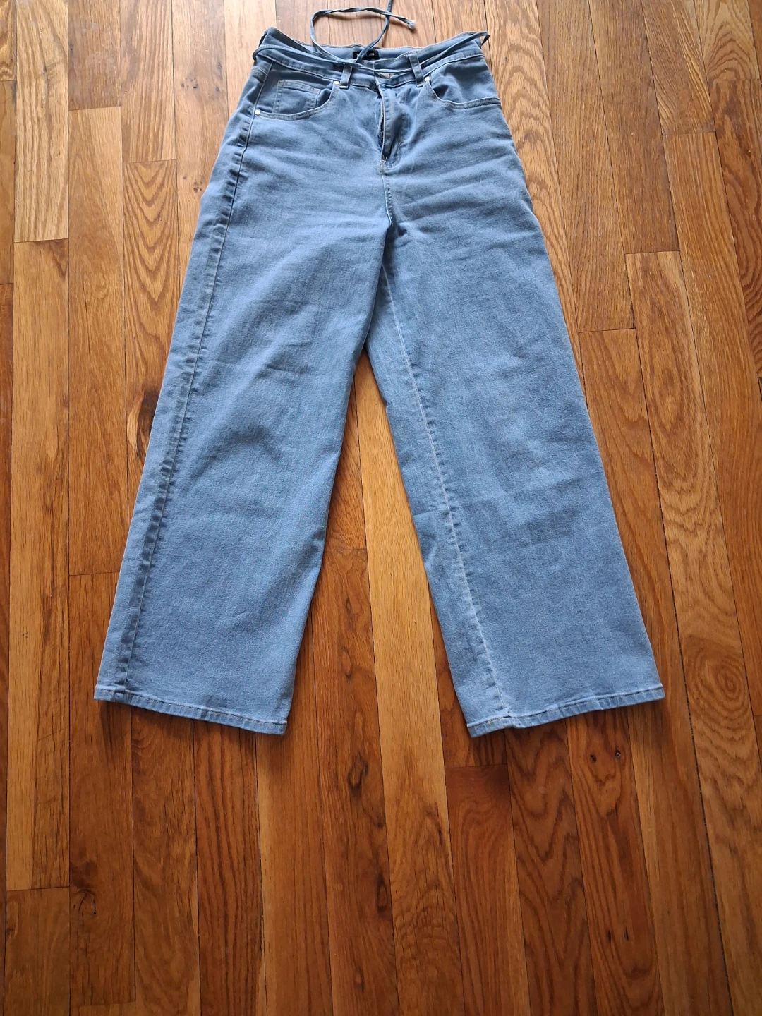 Light Wash Wide Leg Jeans