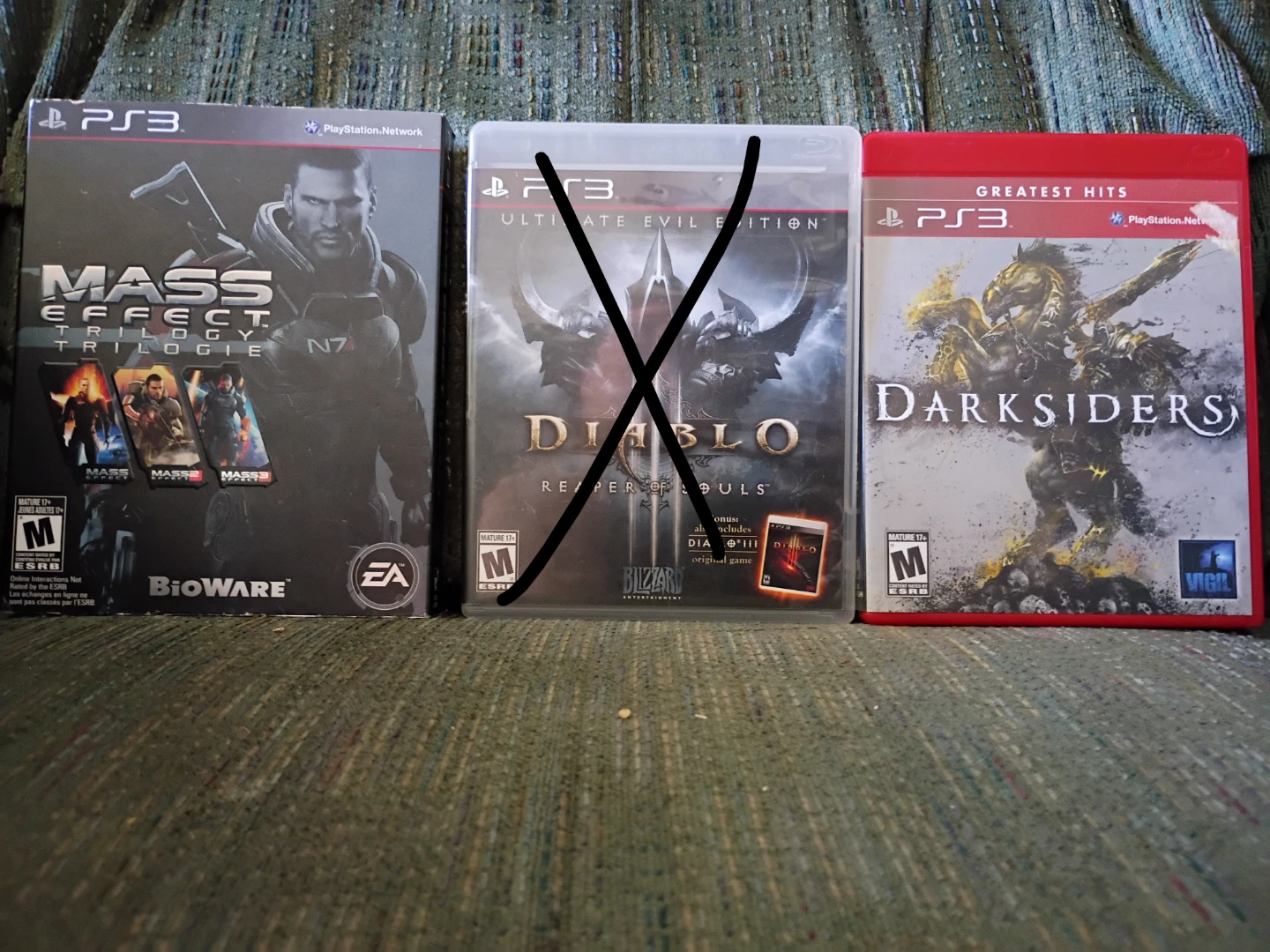 PS3 Games: Mass Effect Trilogy, Darksiders