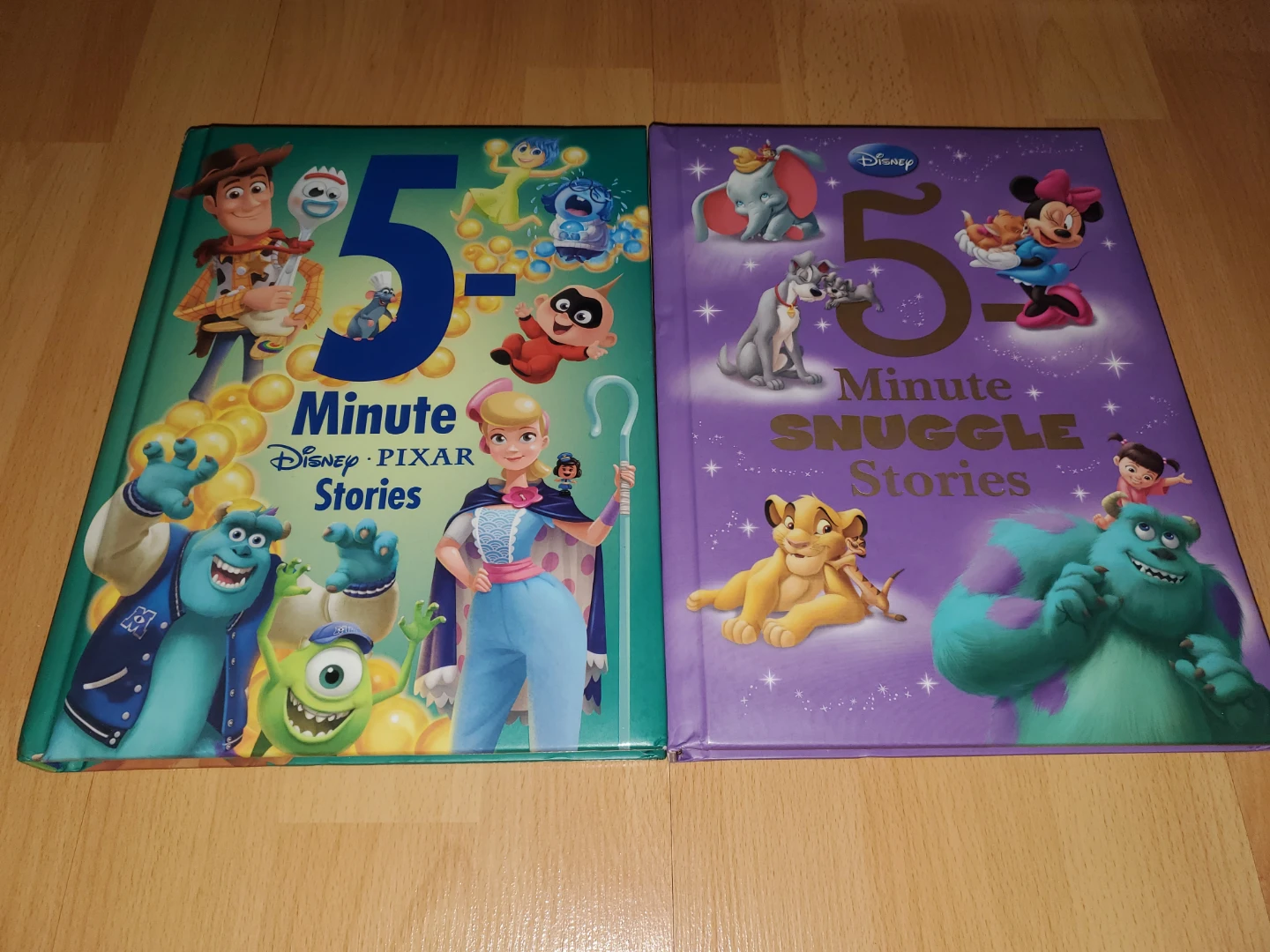 Disney Pixar 5-Minute Stories and 5-Minute Snuggle Stories Books