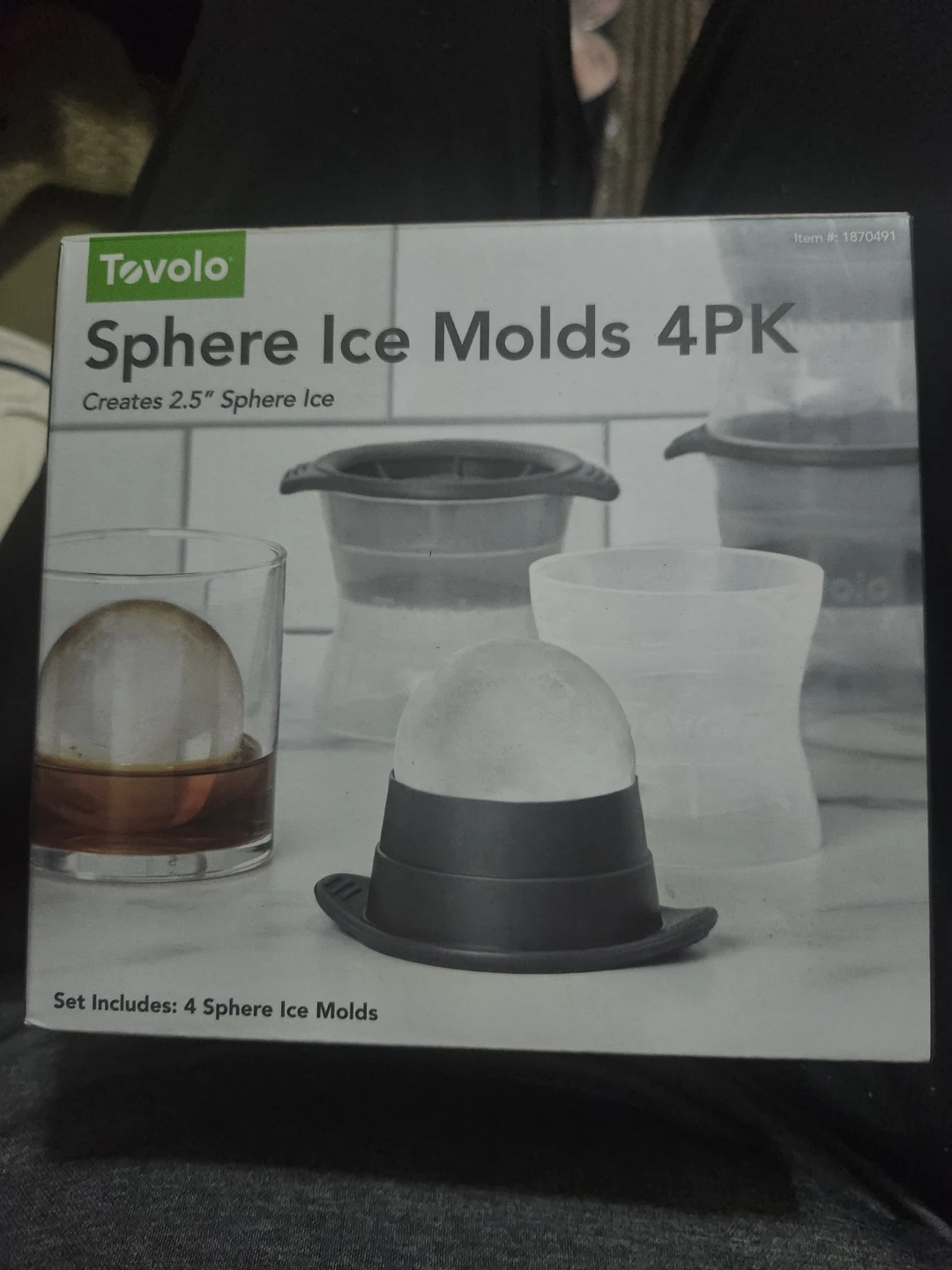Tovolo Sphere Ice Molds 4PK - Creates 2.5" Sphere Ice