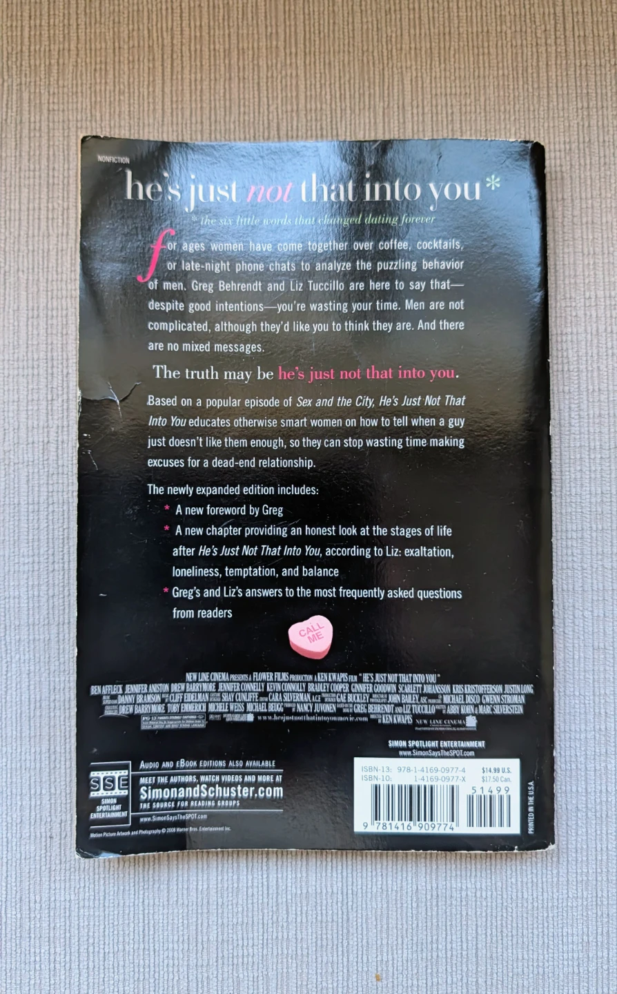 He's Just Not That Into You: The Newly Expanded Edition Book - photo 2