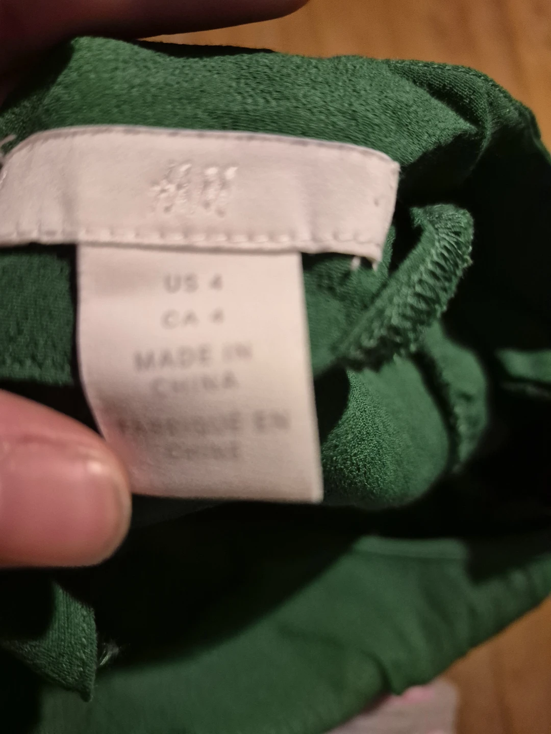 H&M Green Long Sleeve Dress US/CA 4 - photo 3