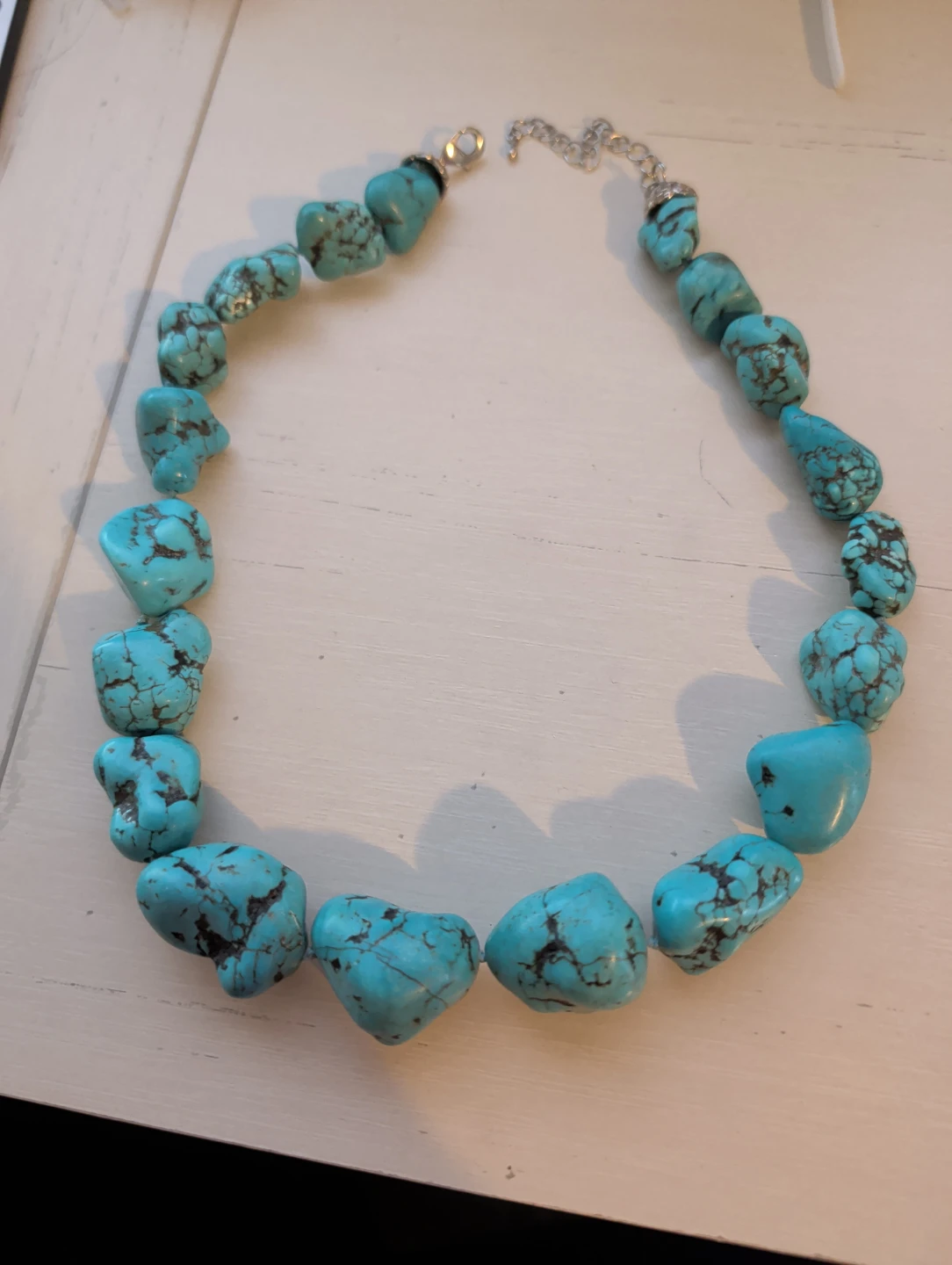 Turquoise Nugget Necklace