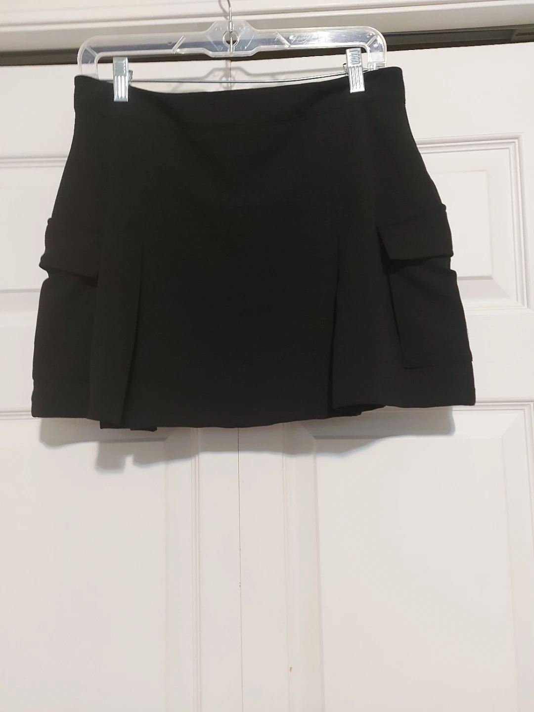 Black Cargo Mini Skirt Size Large