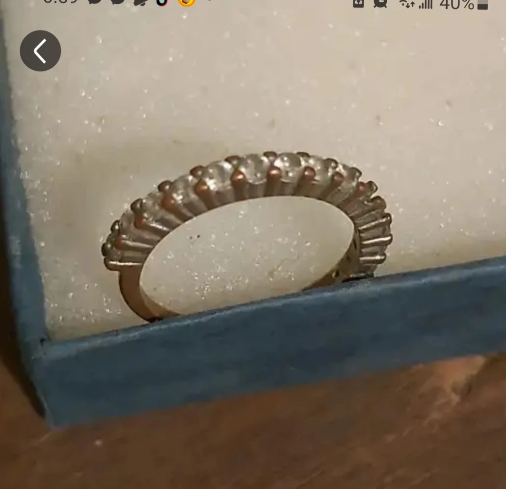 Eternity Wedding Band with Round Cut Stones