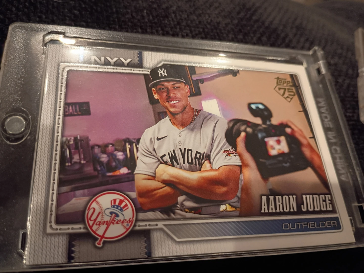 2026 ssp Golden mirror Series 1 Aaron Judge Baseball Card - photo 3