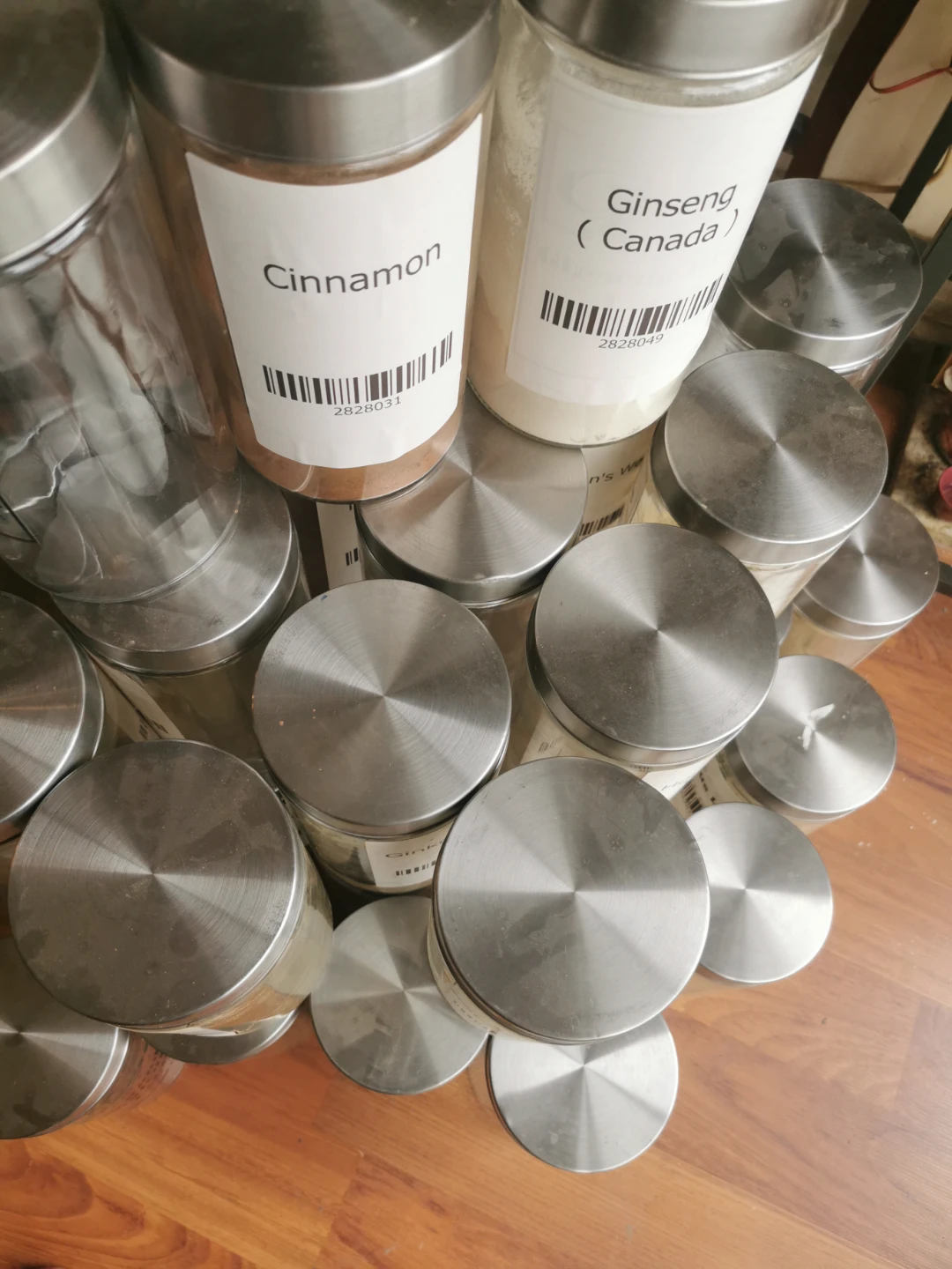 Glass Jar with Lid $1 for 2