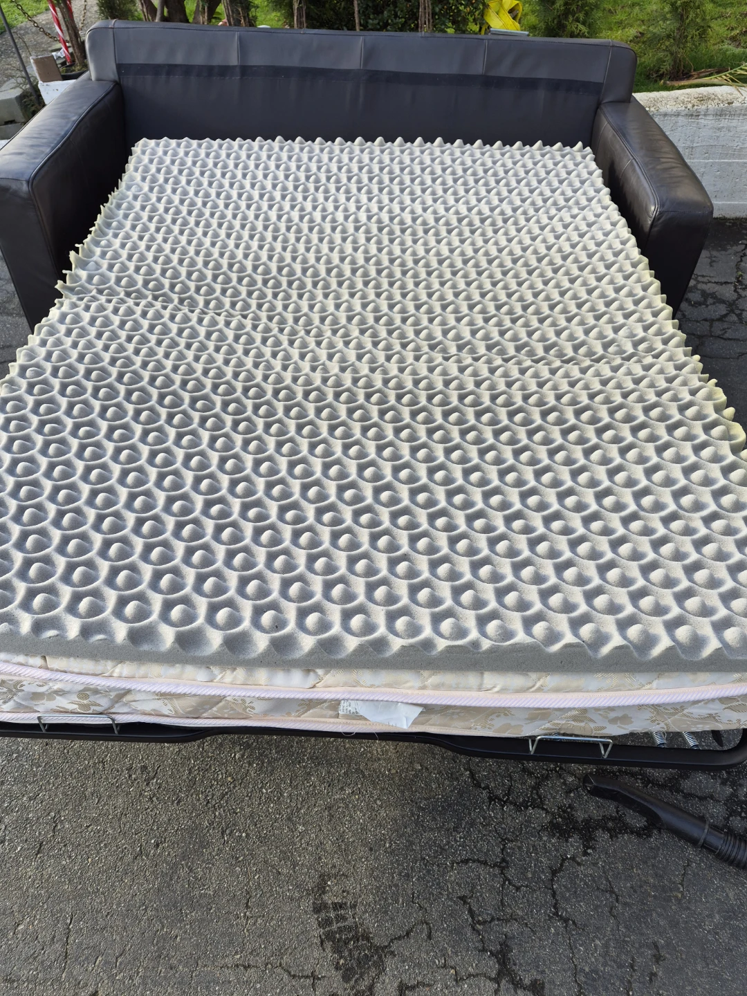 Leather Sofa Bed - photo 5