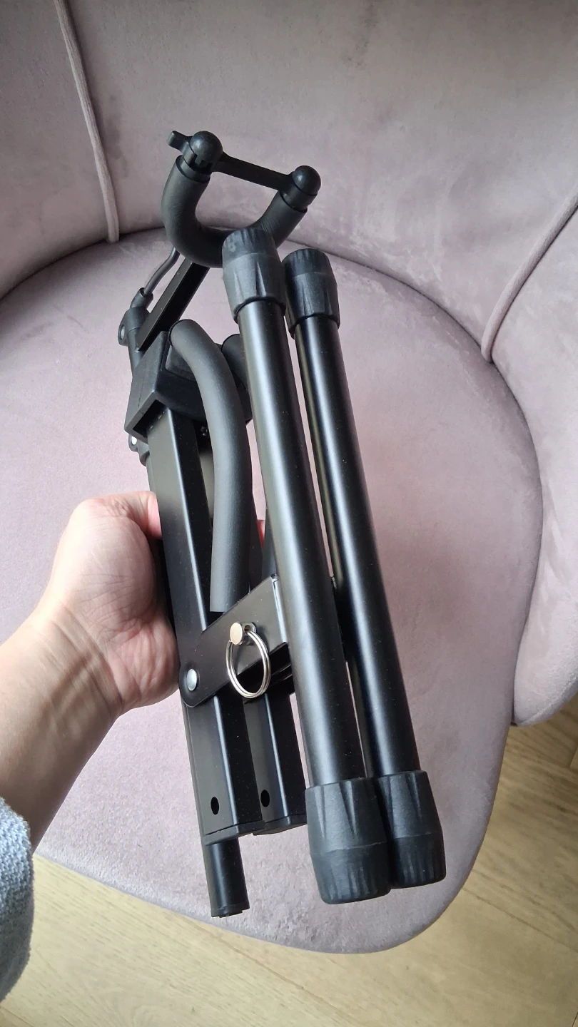 Foldable & Portable Violin Stand with Bow Holder - photo 3