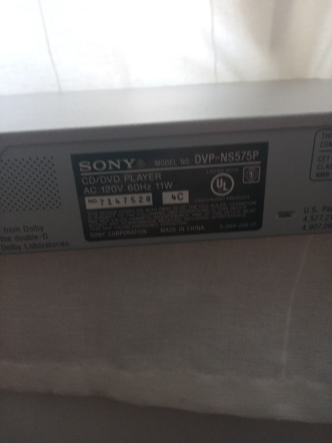 Sony DVD Player with Remote and RCA Cables - photo 5
