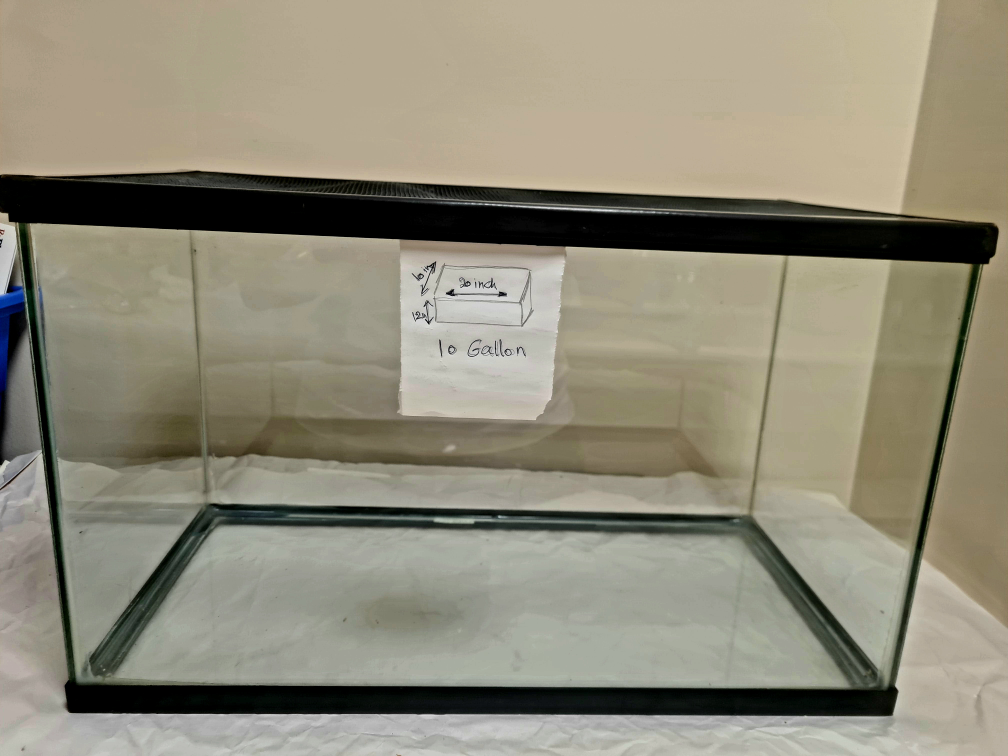 10 Gallon Glass Terrarium/Aquarium Tank
