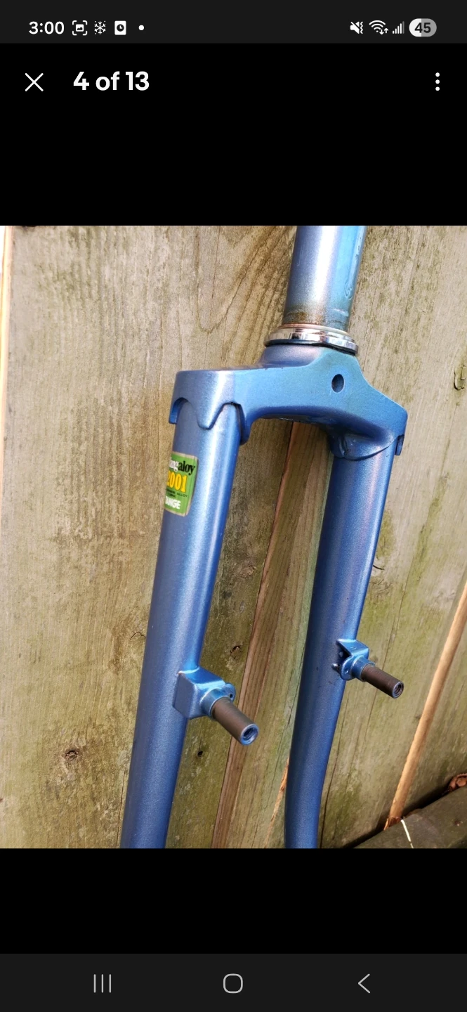 Vintage Tange 26 MTB fork 1 inch threaded - photo 4