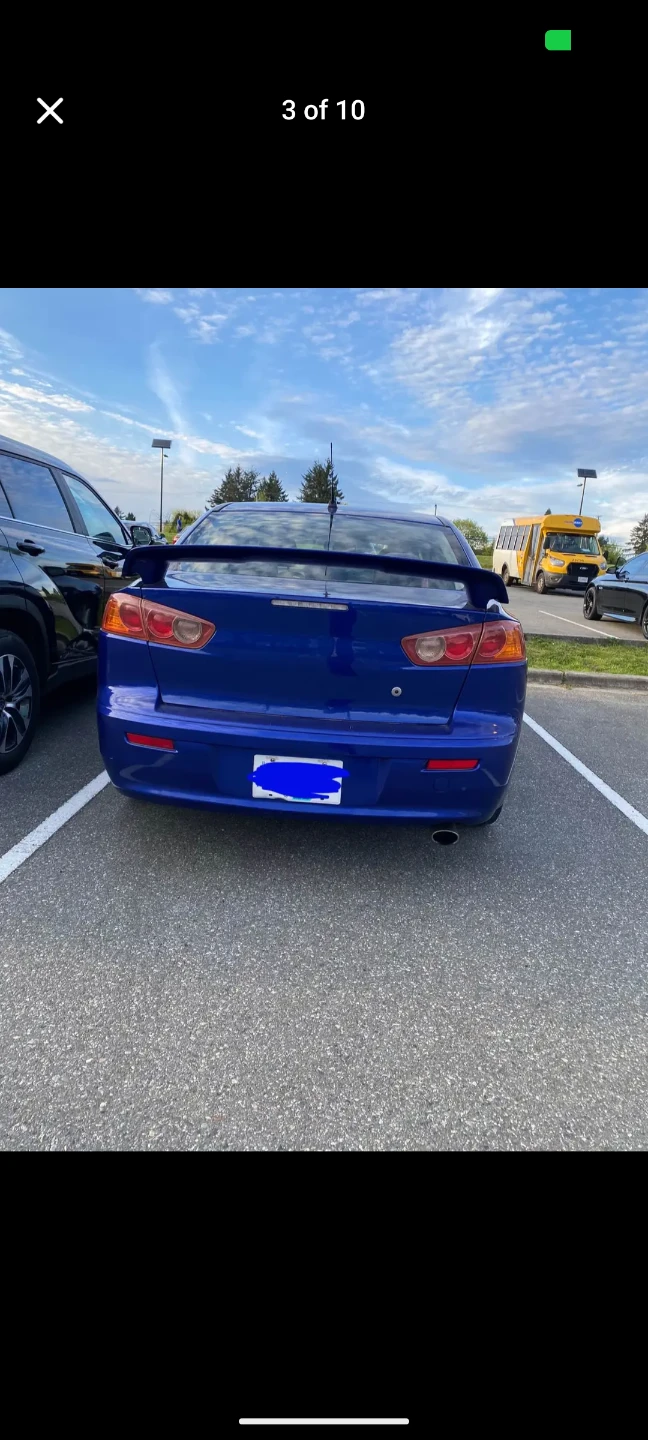 Blue Mitsubishi Lancer - photo 3