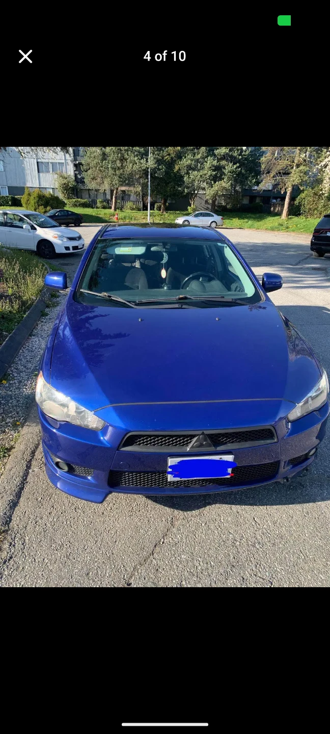 Blue Mitsubishi Lancer - photo 4