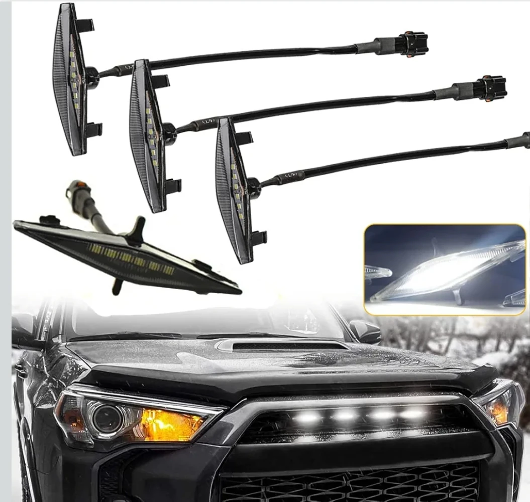 Set of 4 LED Grille Lights for Toyota 4Runner