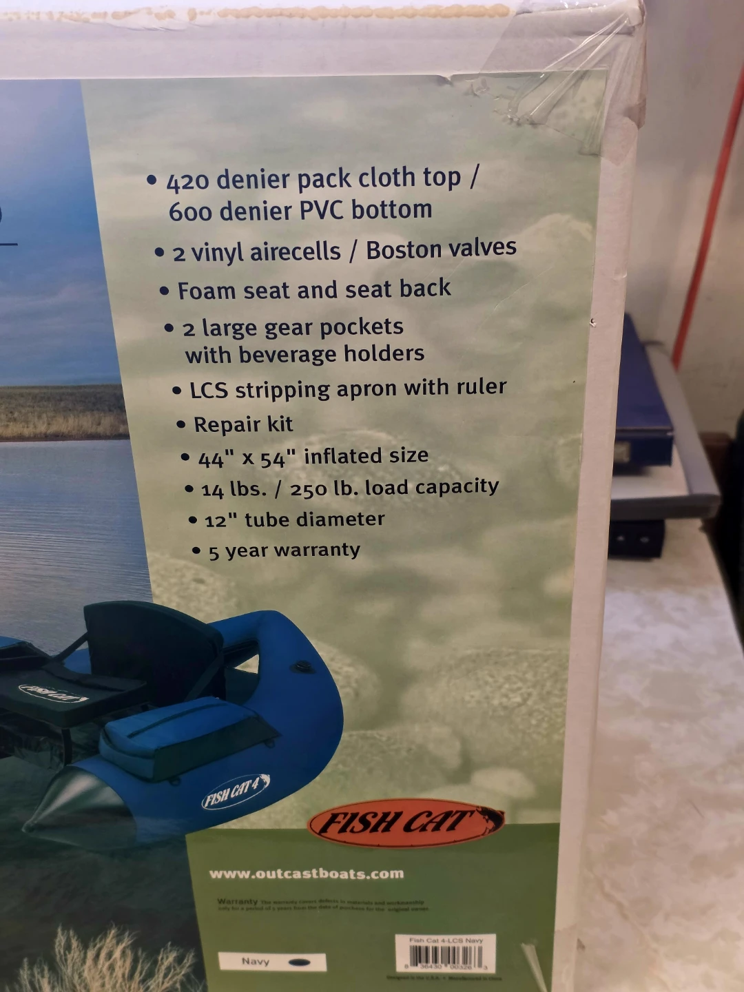 Fish Cat 4 LCS Float Tube - photo 2