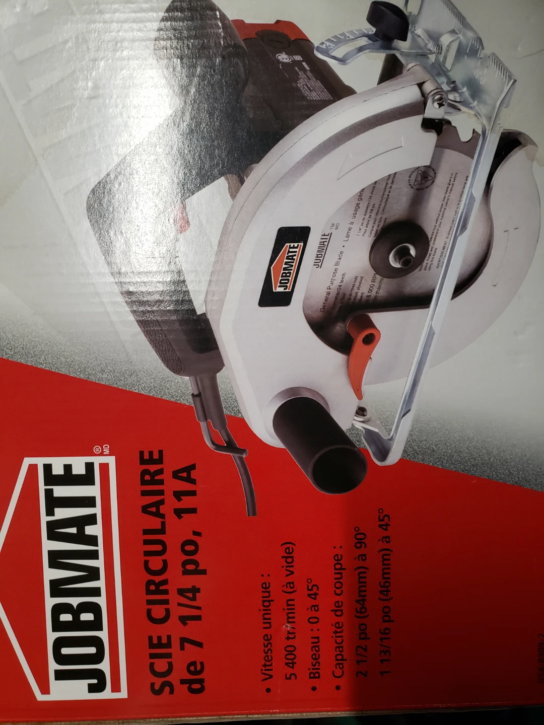 Jobmate Circular Saw 7 1/4" - photo 2
