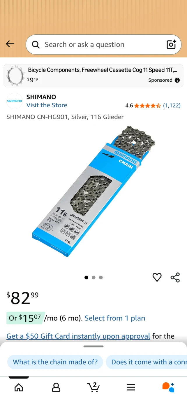 Shimano Bicycle Chain