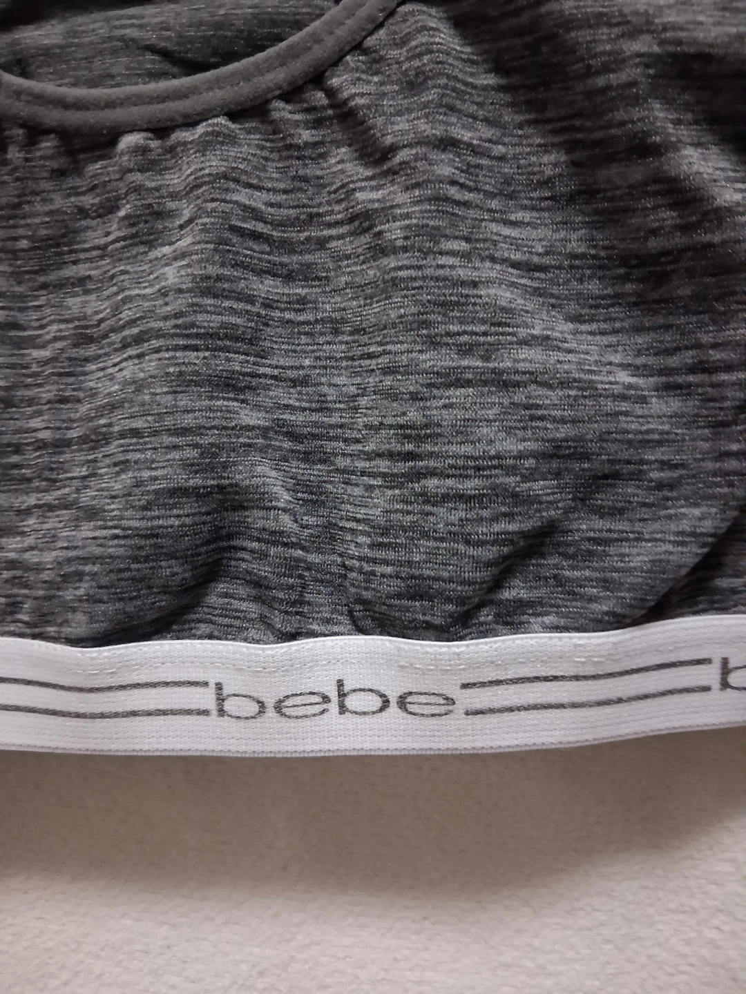 Bebe Girls Grey Sports Bra Size L/G - photo 3