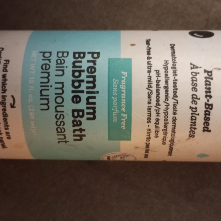Hello Bello Premium Bubble Bath - Fragrance Free 10 fl oz - photo 2