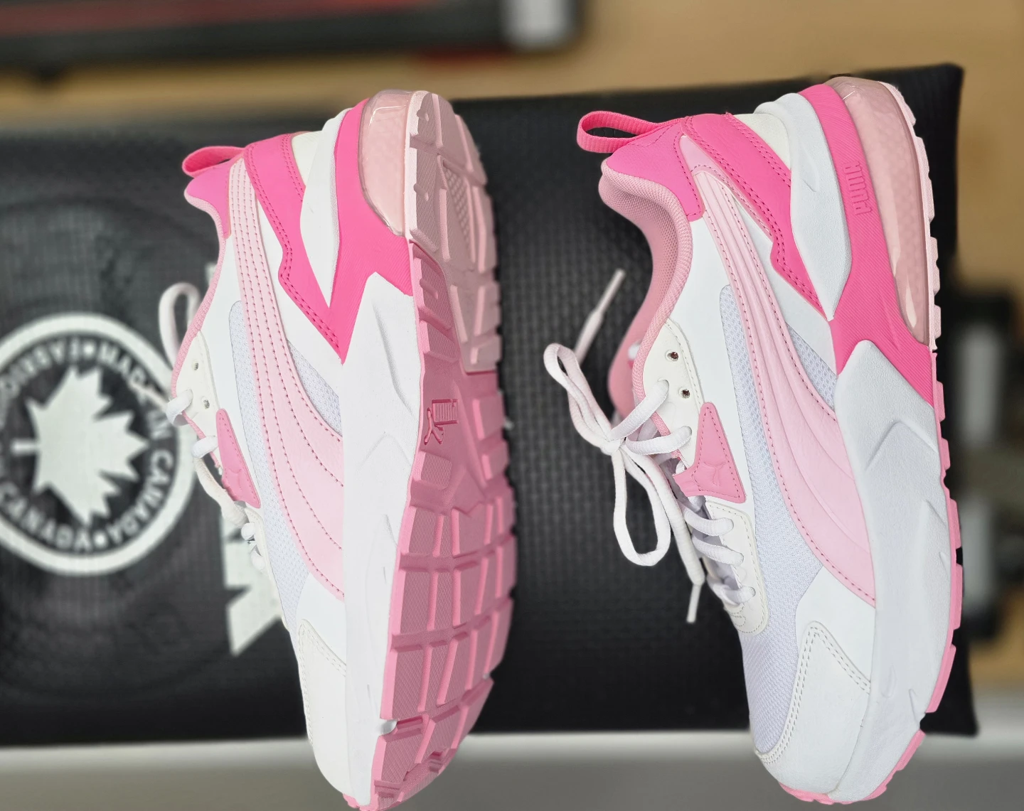 Puma SoftFoam+ Pink & White Running Shoes - Women's Size 8 - photo 2