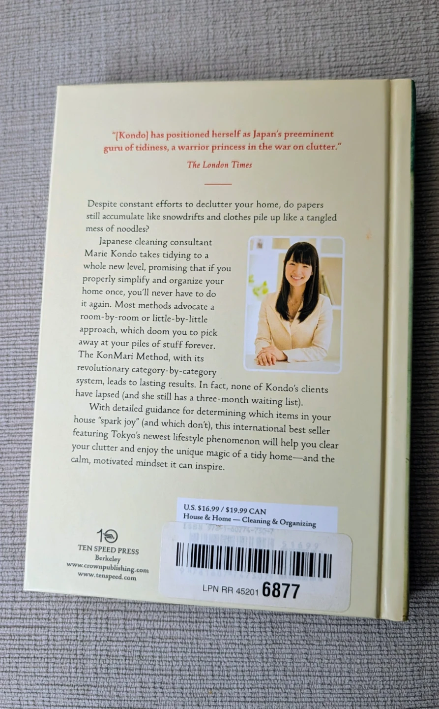 The Life-Changing Magic of Tidying Up Book by Marie Kondo - photo 2