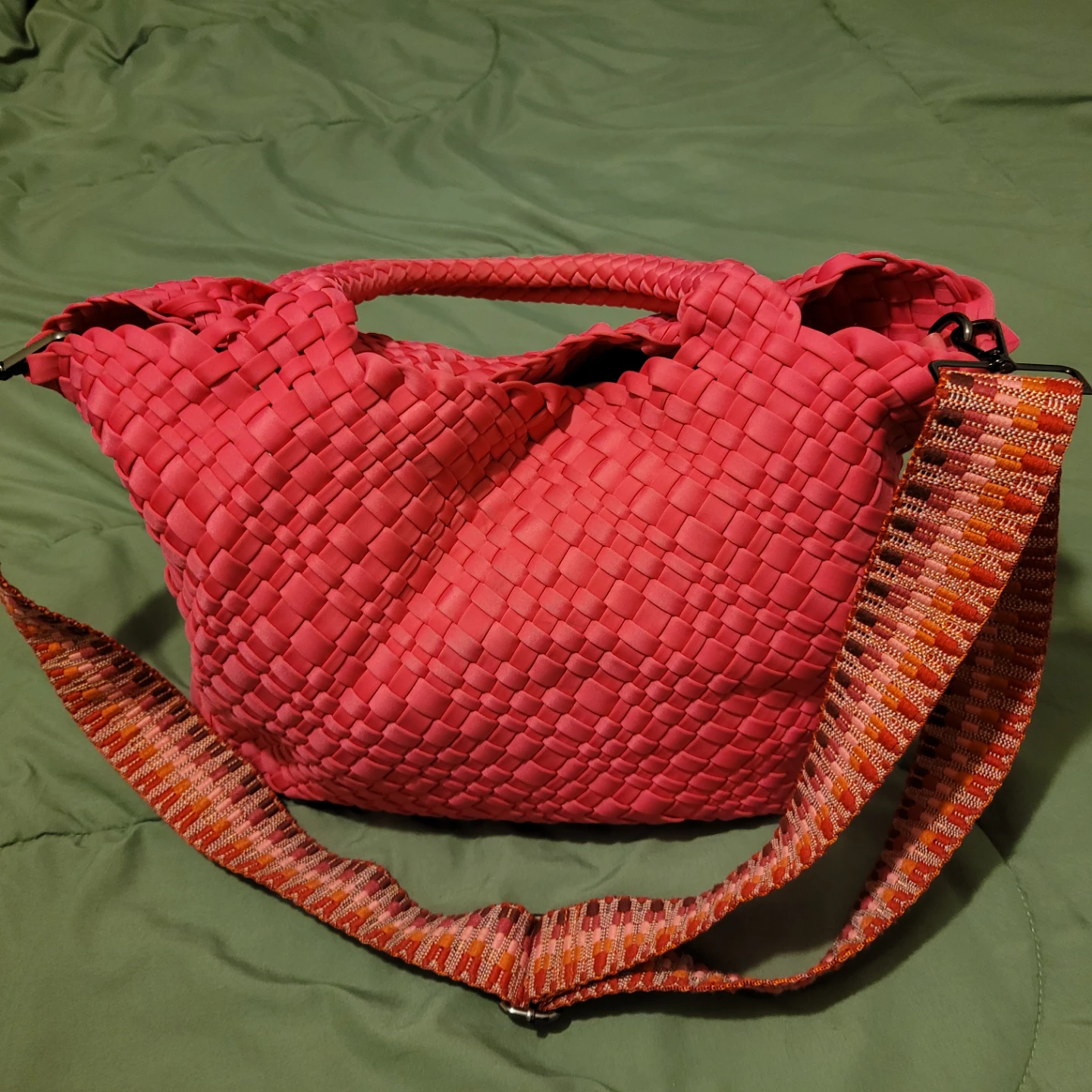 PreneLove Woven Tote Bag - Pink - photo 3