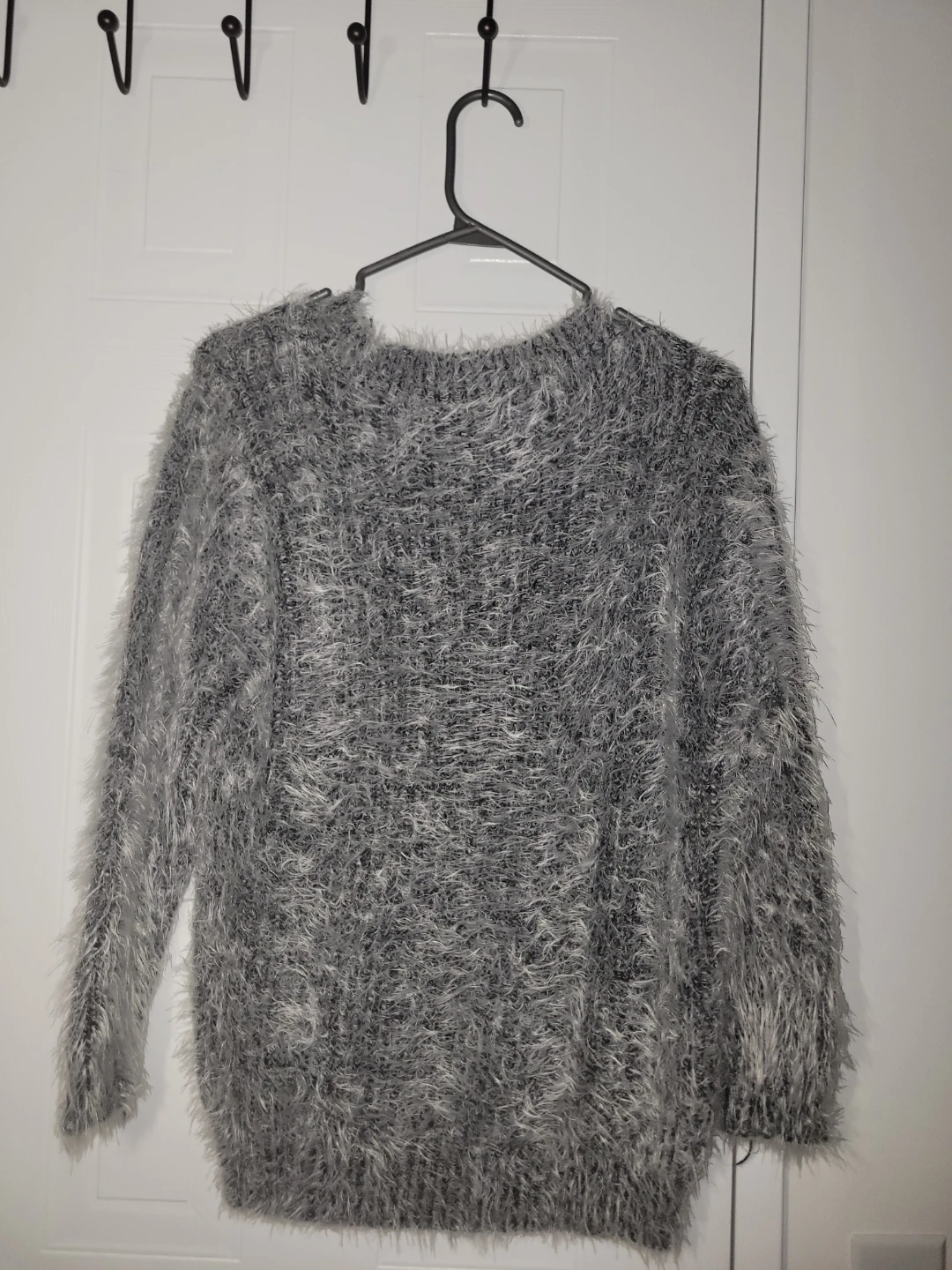 Grey Fuzzy Sweater - photo 2