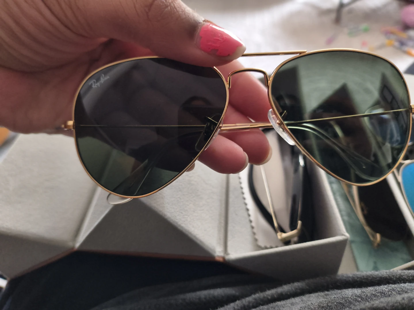 Ray-Ban Aviator Sunglasses with Case - photo 2