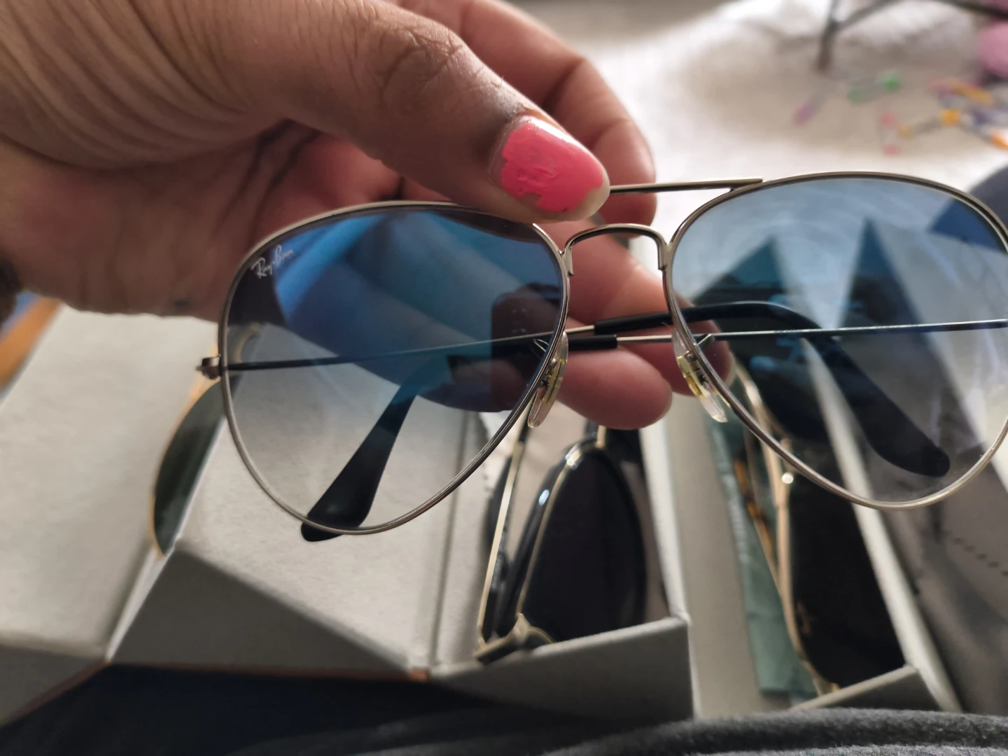 Ray-Ban Aviator Sunglasses with Case - photo 5