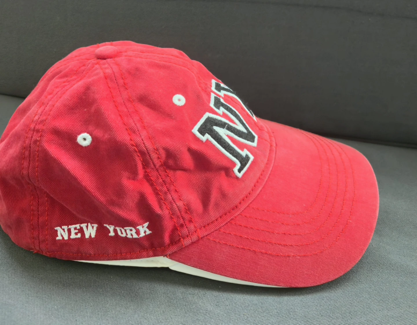 Red 'NY New York' Baseball Cap