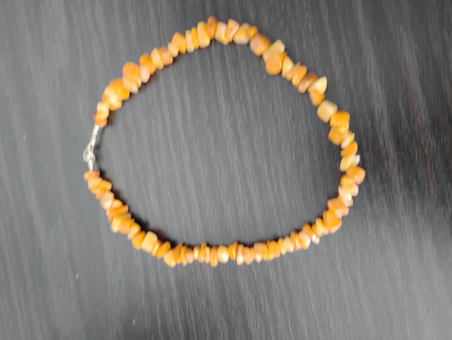 Orange Chip Stone Bracelet