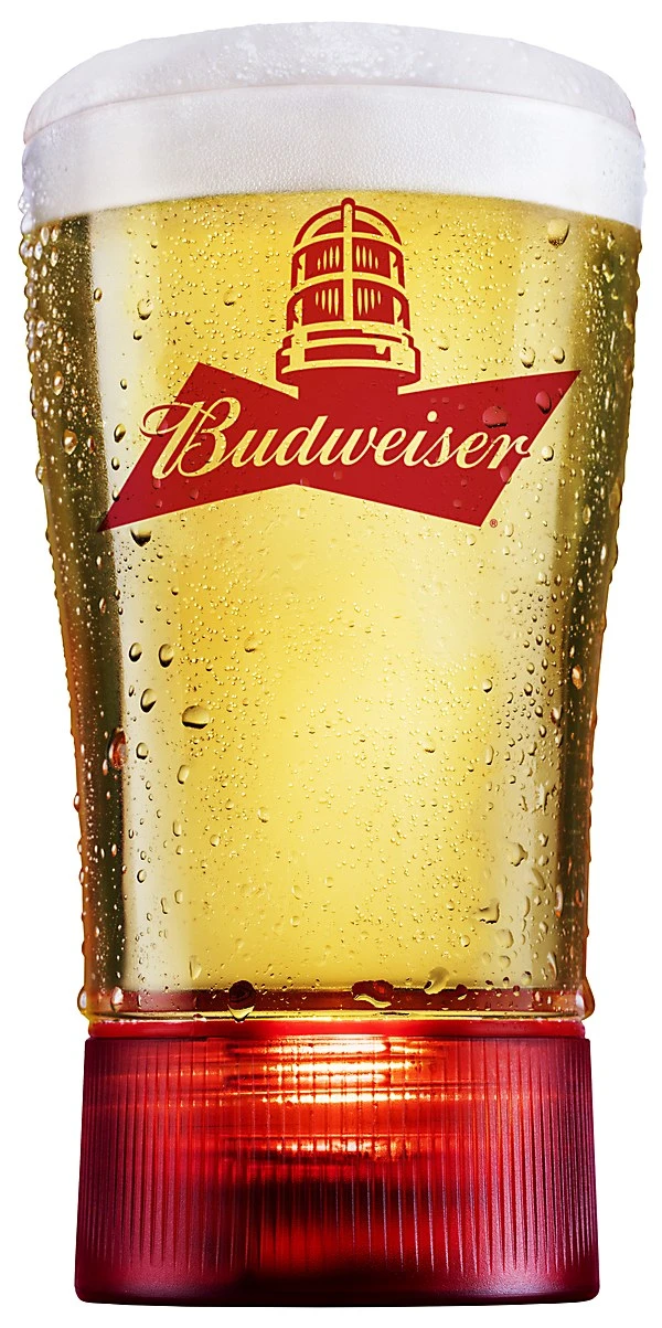 4 Budweiser Red Light Glasses (3 Wendel Clark + 1 Regular) - photo 4