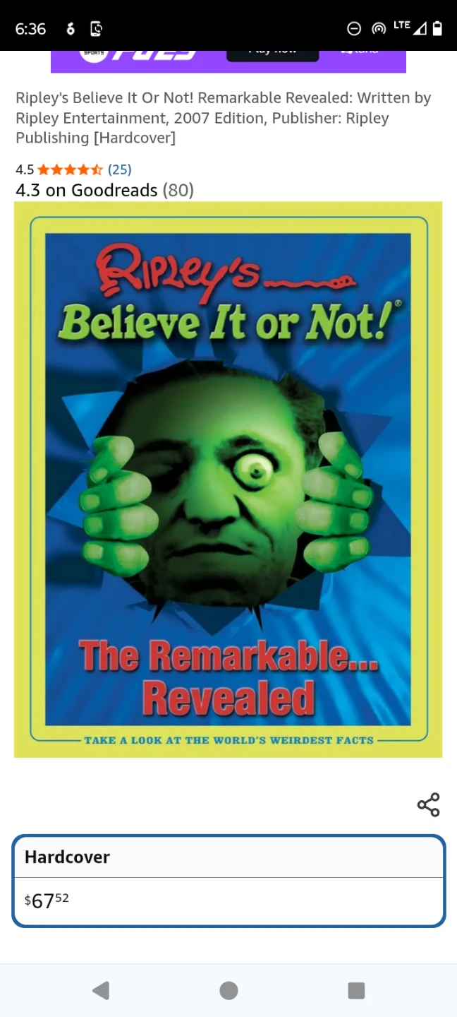 Ripley's Believe It or Not! The Remarkable. Revealed Hardcover. - photo 2
