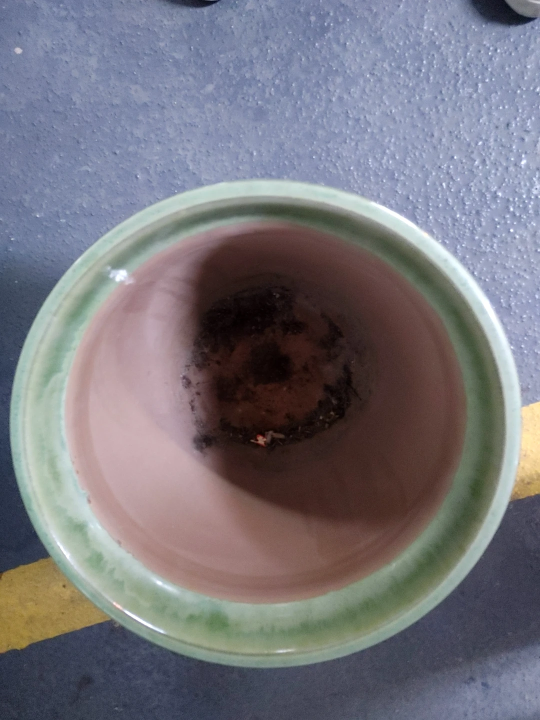 Green Ceramic Planter Pot with Saucer - photo 2