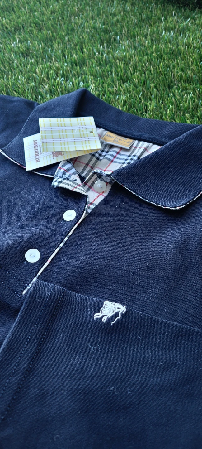 Burberry of London Navy Blue Polo Shirt - photo 4