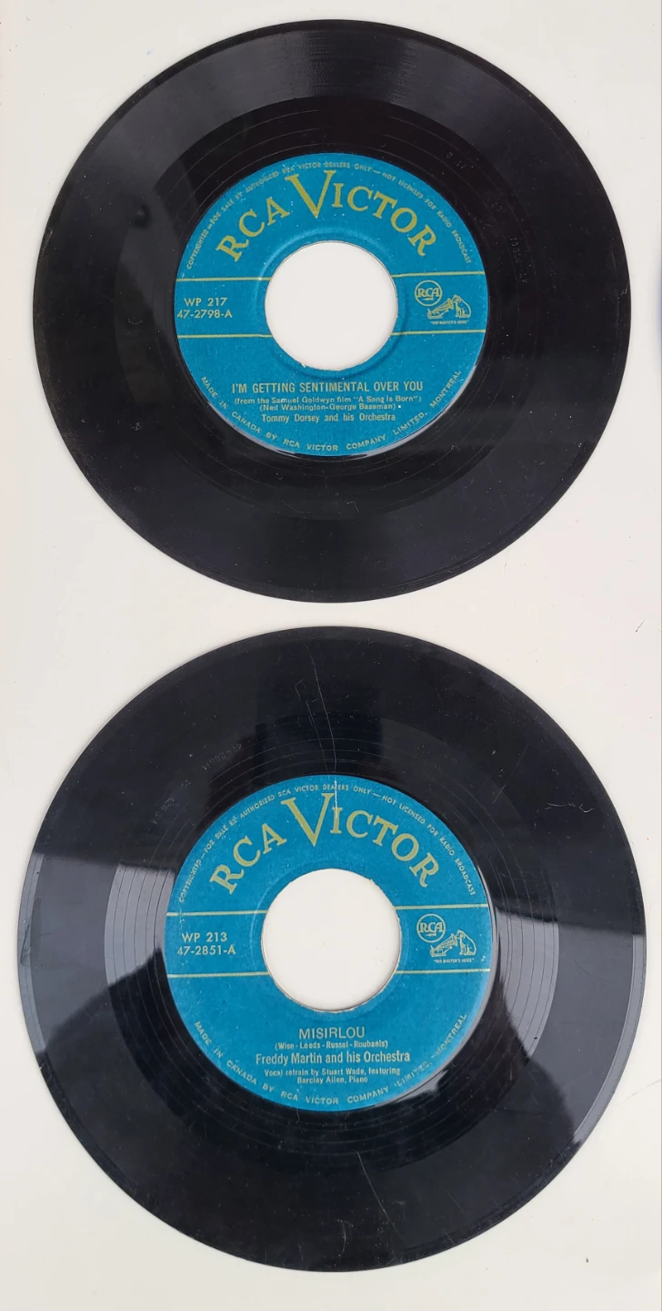 FREE Vintage 45 Records - 6 Total 1940s/1950s - photo 2
