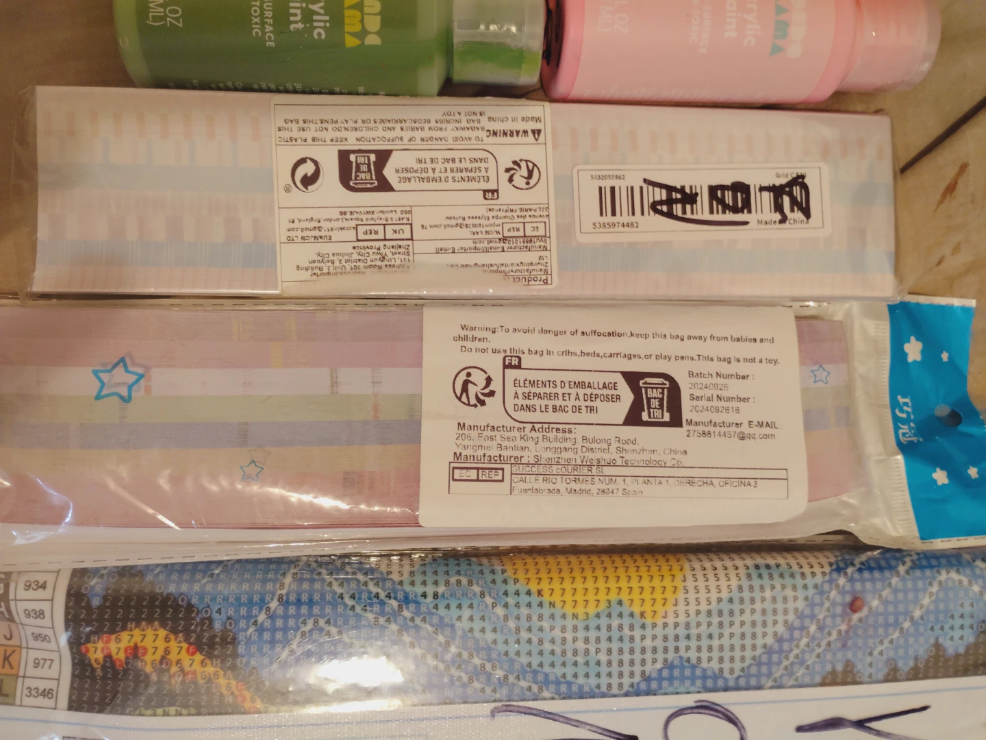 Mondo Llama Acrylic Paint Set - Pink & Green - photo 5