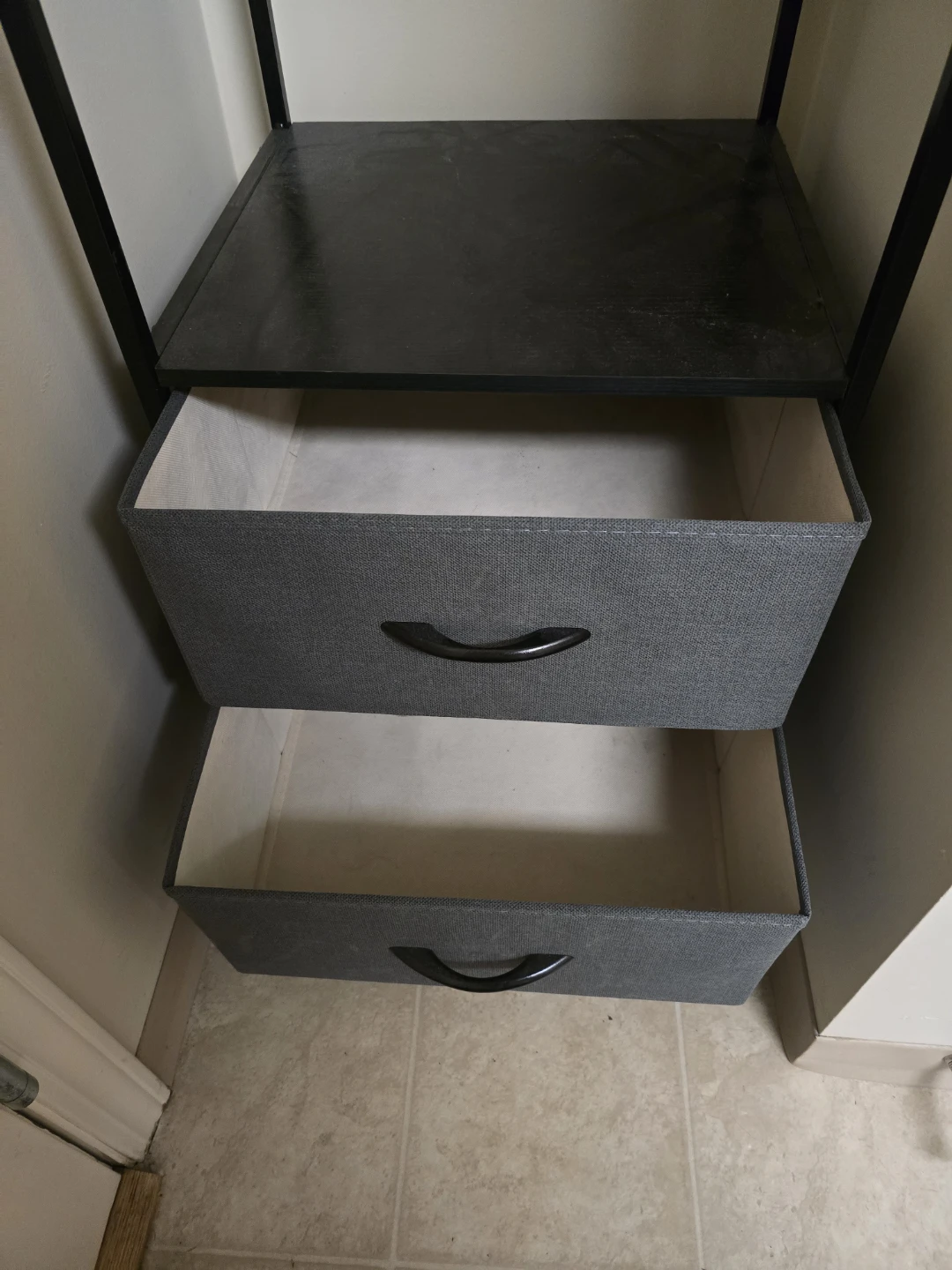 Clothing Rack with 2 Drawers - photo 2