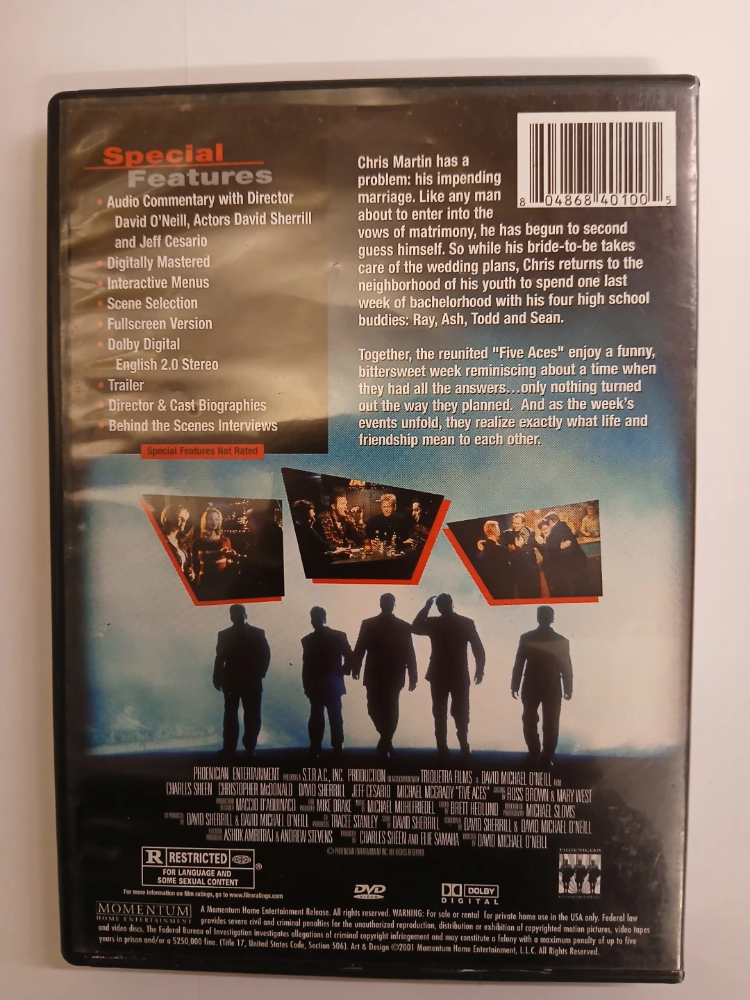 Five Aces DVD starring Charles Sheen - photo 2