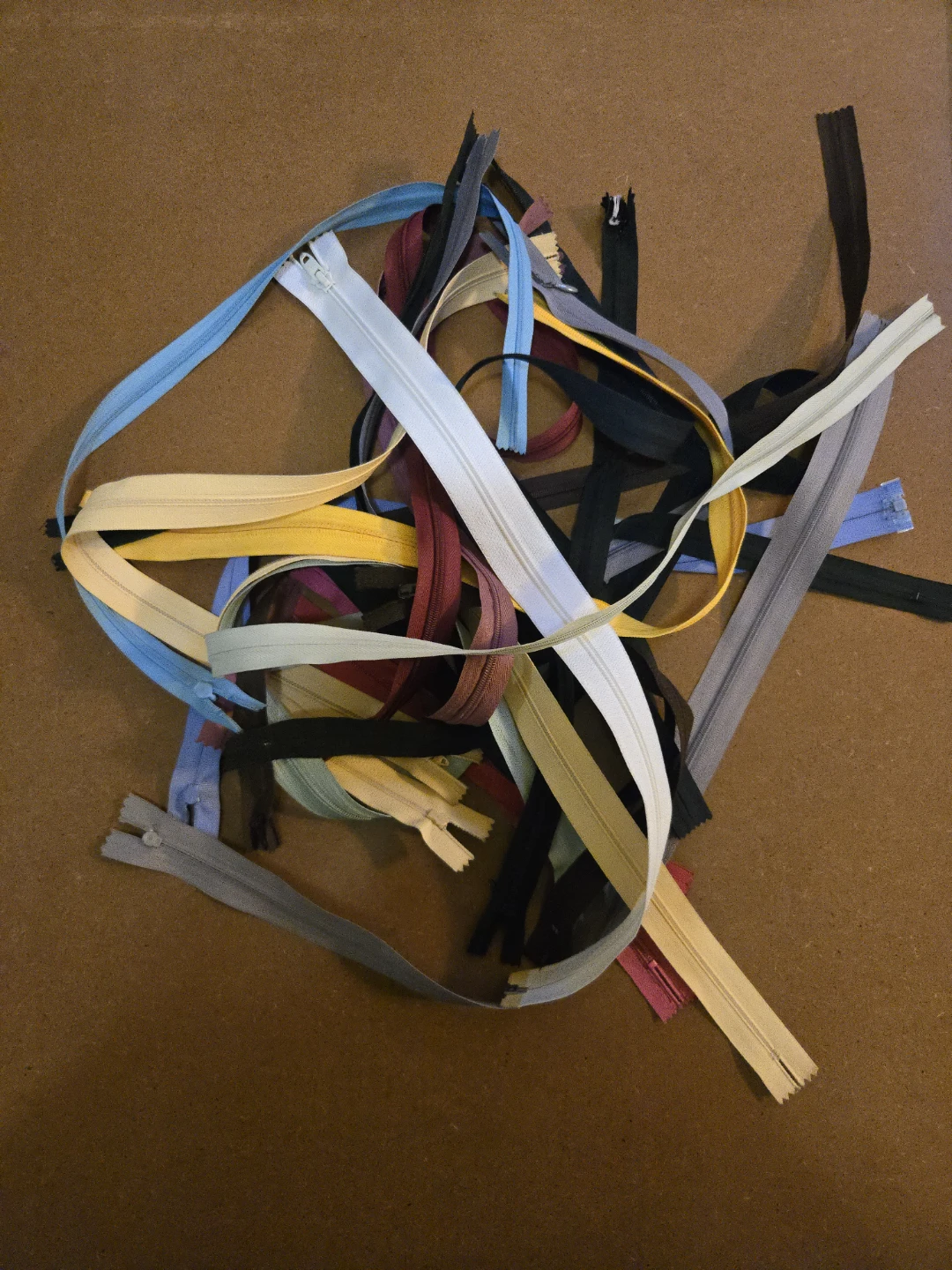 Assorted Zippers for Sewing Projects