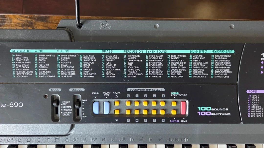 Radioshack Concertmate 690 Keyboard piano - photo 2