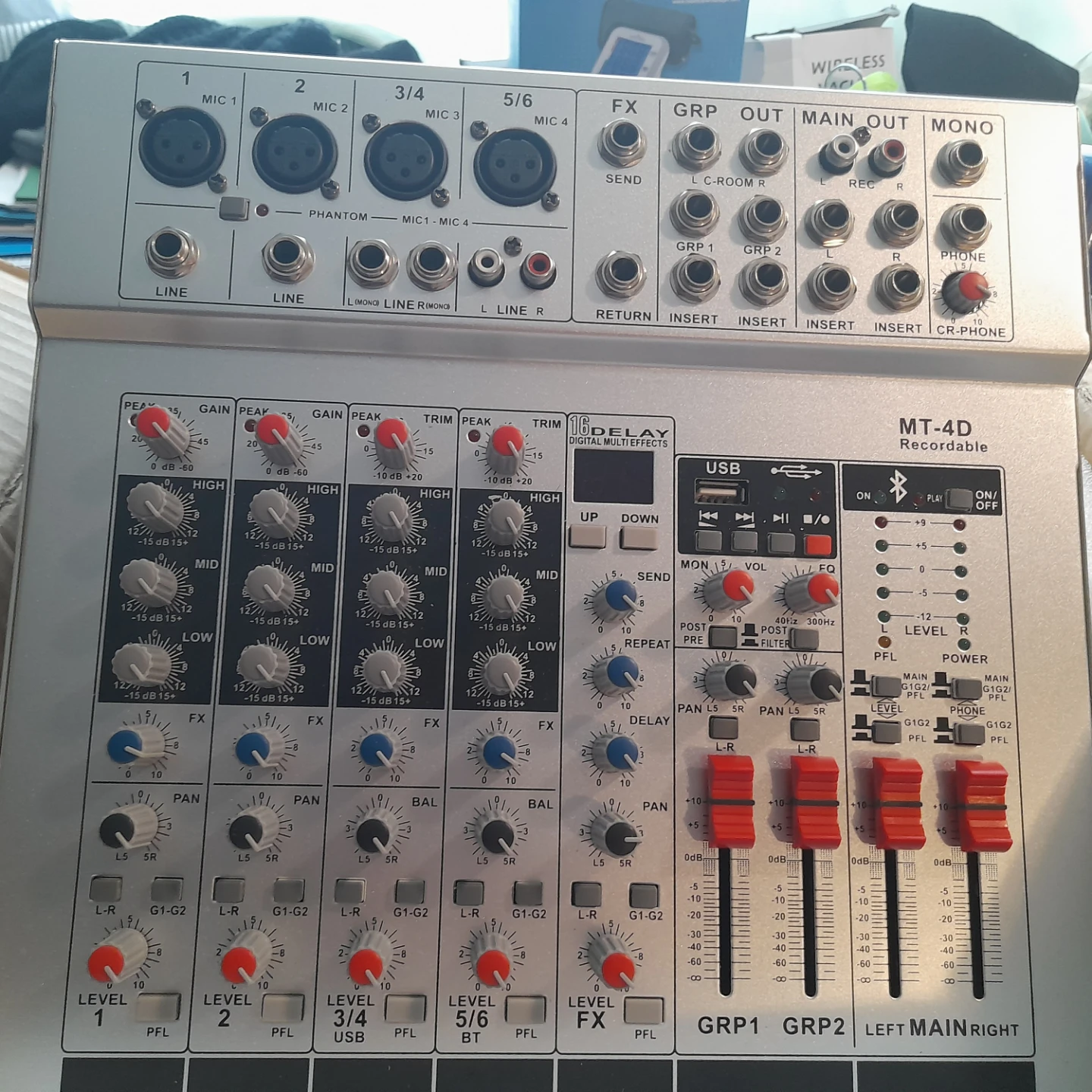 MT-4D Recordable Professional Powered Mixer - photo 2