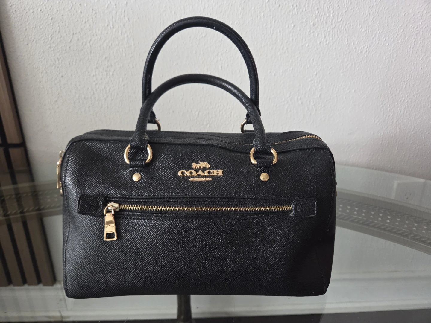 Black Coach Satchel Bag